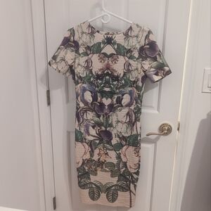 Floral Print Midi Dress